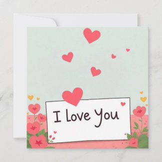 I Love You Card