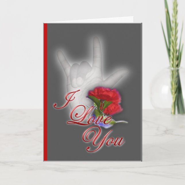 I Love You Card (Front)
