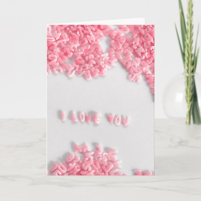 I Love You Card (Front)