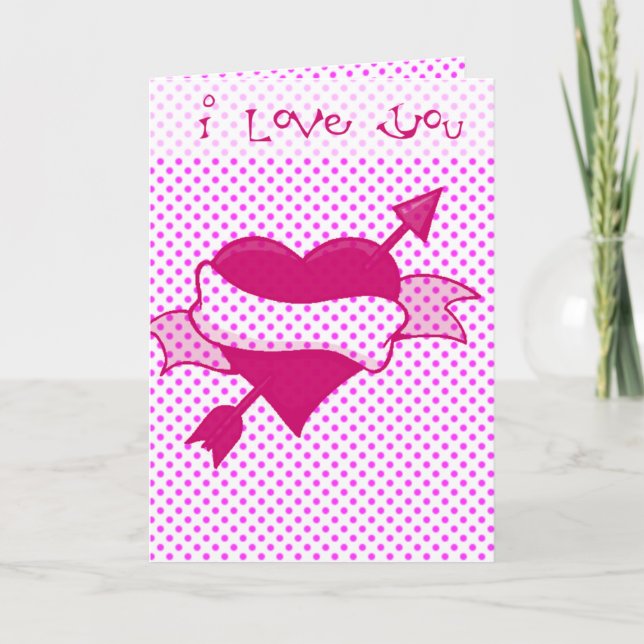 i LOVE YOU Card (Front)