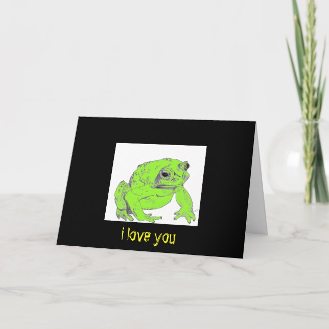 I love you card (Front)