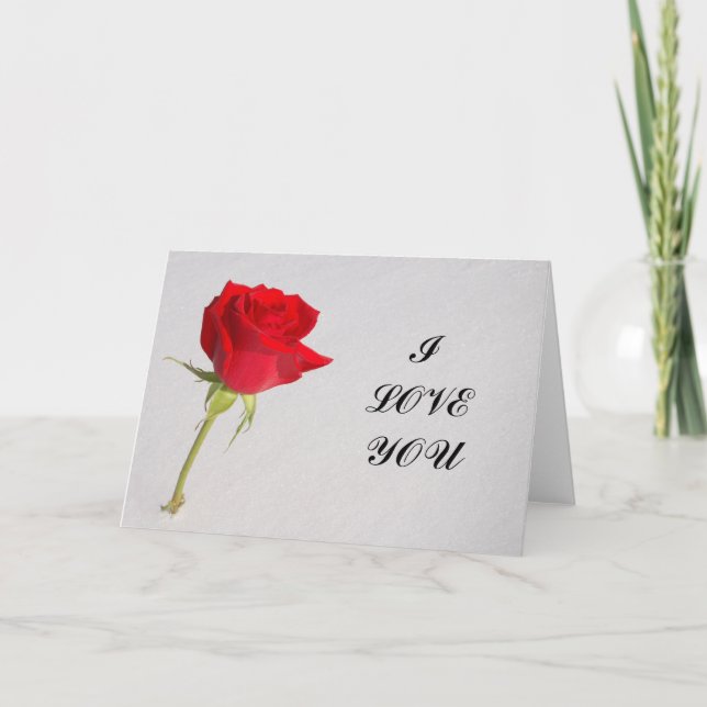 I LOVE YOU CARD (Front)