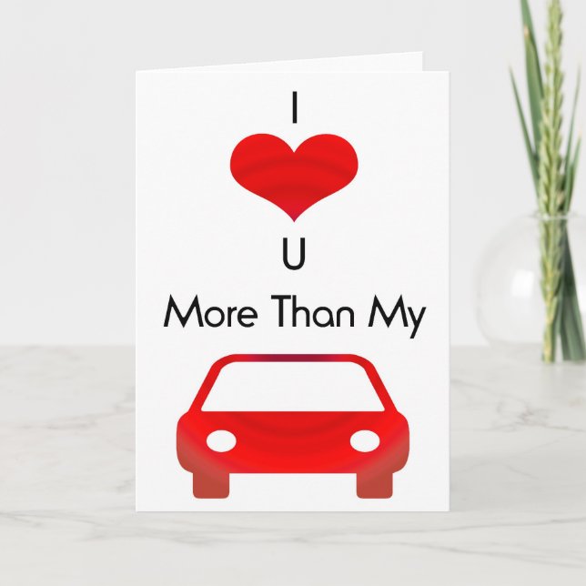 I love you card (Front)