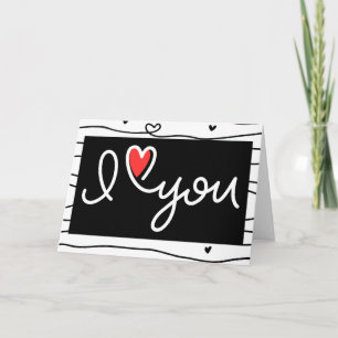 I love you card