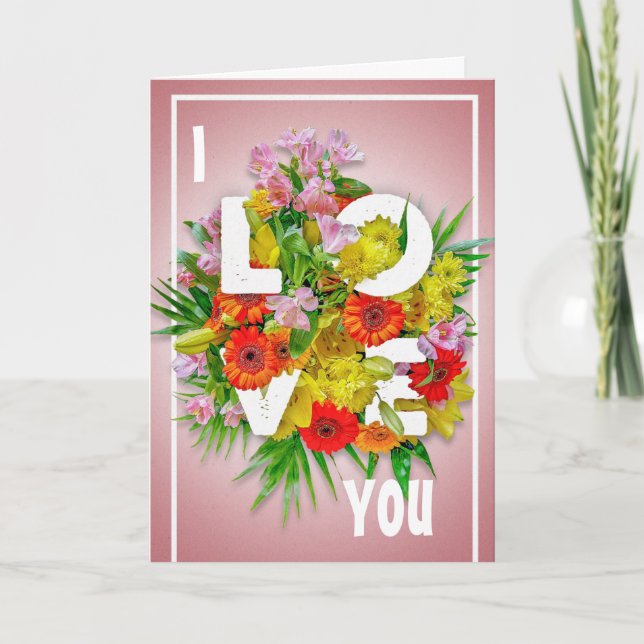 I Love you Card (Front)