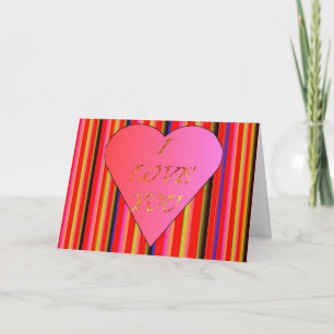 I Love You Card