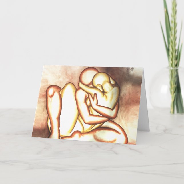 I Love You Card Personalised Loving Hug Cards (Front)