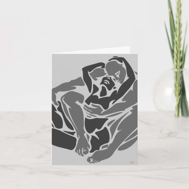 I Love You Card Personalised Romantic Hug Cards (Front)