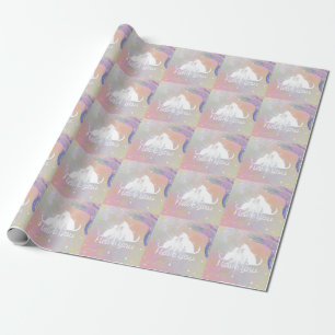 "I Love You" Cat Duo Wrapping Paper