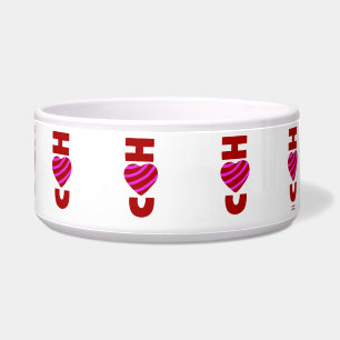 I Love You Ceramic Pet Bowl