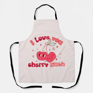 I Love You Cherry Much Apron