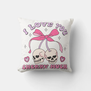 I Love You Cherry Much Cushion