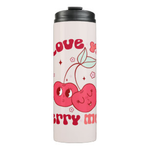 I Love You Cherry Much Thermal Tumbler
