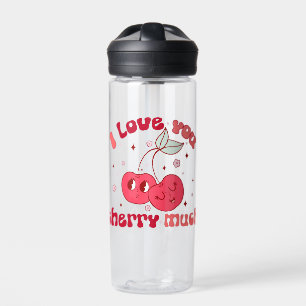 I Love You Cherry Much Water Bottle