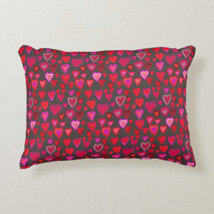 I love you, christmas heart pattern decorative cushion