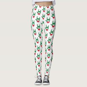 I Love You Christmas Wreath Leggings