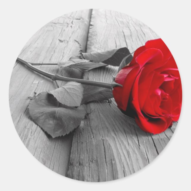 i love you classic round sticker (Front)
