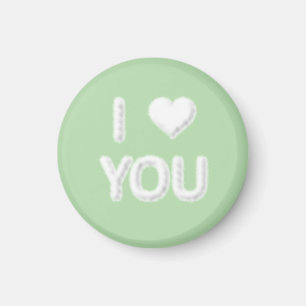 I Love You Clouds Magnet