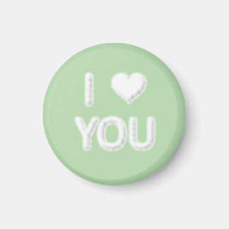 I Love You Clouds Magnet