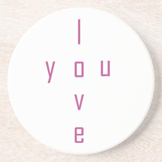 I Love You Coaster (Front)
