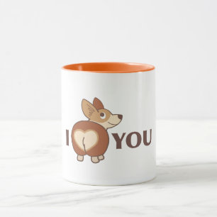 I love You Corgi Dog Mug