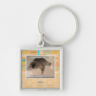I love you, couch. key ring