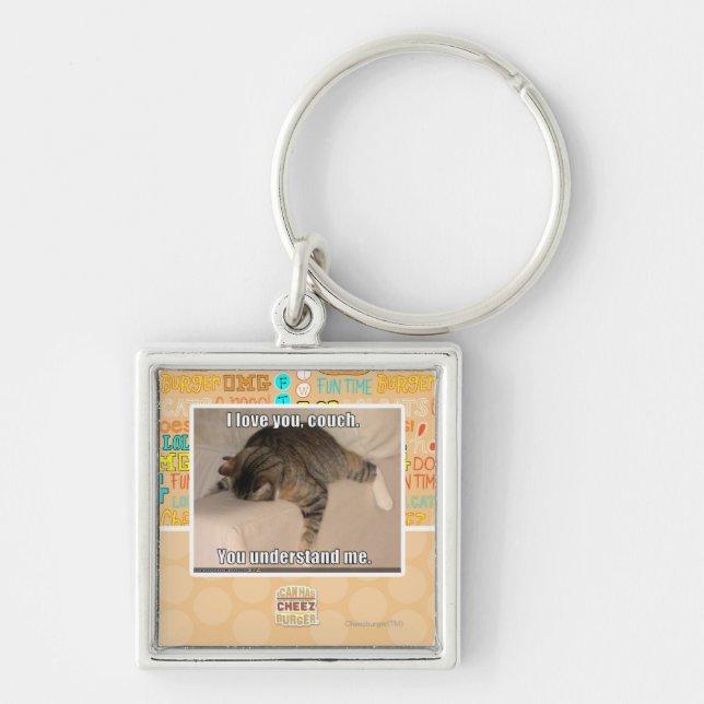 I love you, couch. key ring (Front)