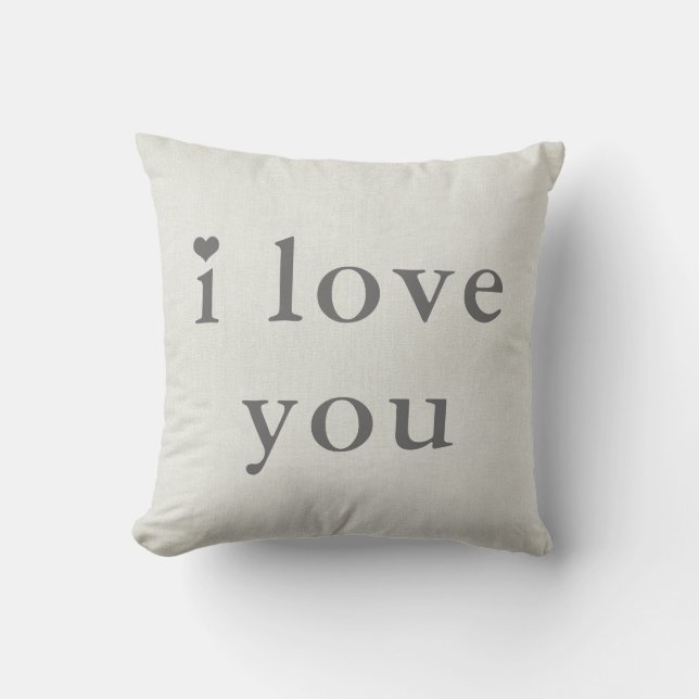 I Love You Cushion (Front)
