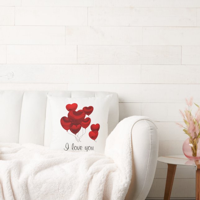  I Love You Cushion / Pillow (Couch)