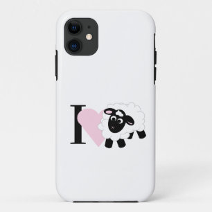 I love You Cute Cartoon Sheep iPhone 11 Case