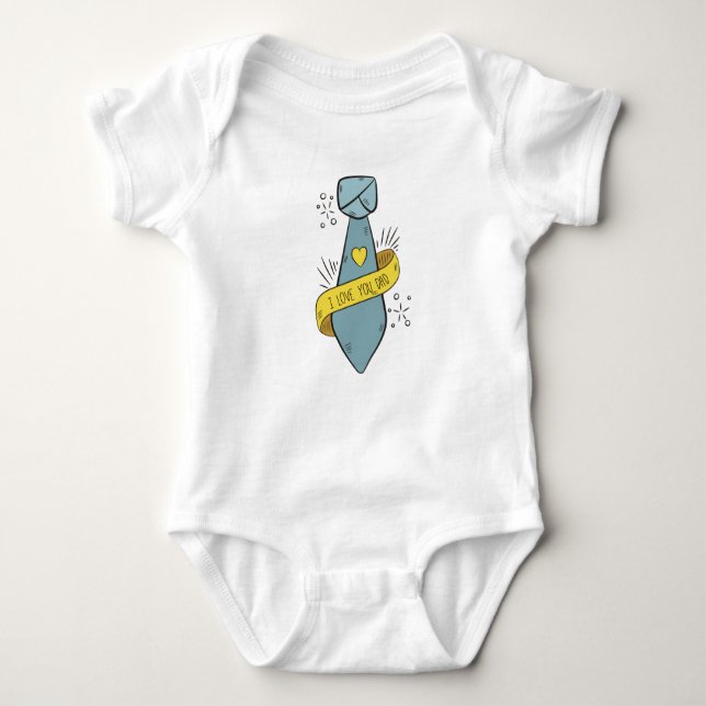 I Love You Dad Father's Day | Bodysuit (Front)
