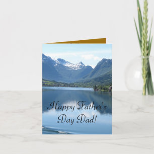 I Love You Dad Father's Day Celebration Party Card