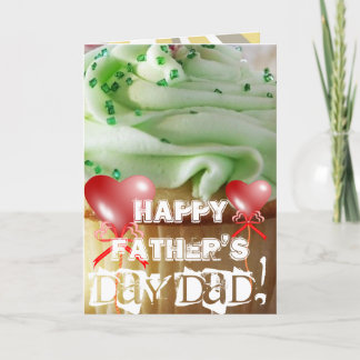 I Love You Dad Father's Day Celebration Party Thank You Card