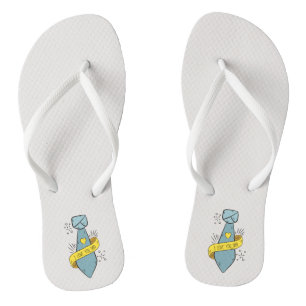 I Love You Dad Father's Day Flip Flops
