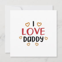I love you dad greeting card | happy fathers day