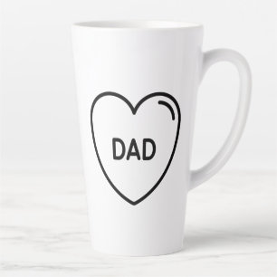 I love you dad l Father's day Latte Mug