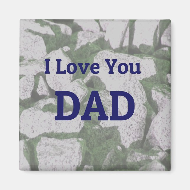 I Love You DAD magnet (Front)