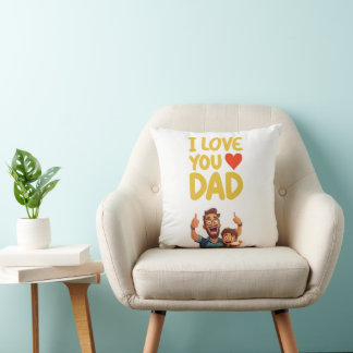 I Love You, Dad & Mum Cushion