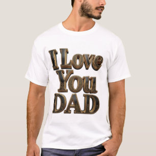 I Love You Dad T-Shirt – Premium Father’s Day Gift