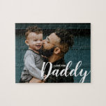 I Love You Daddy Modern Type Custom Photo Jigsaw Puzzle<br><div class="desc">Celebrate the special bond between a father and child with our "I Love You Daddy" Modern Type Custom Photo Jigsaw Puzzle. This personalised puzzle is a thoughtful and unique gift that can be cherished by dad for years to come. The puzzle features beautiful and modern typography, showcasing the heartfelt message...</div>