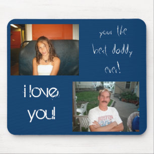 i love you daddy mouse mat