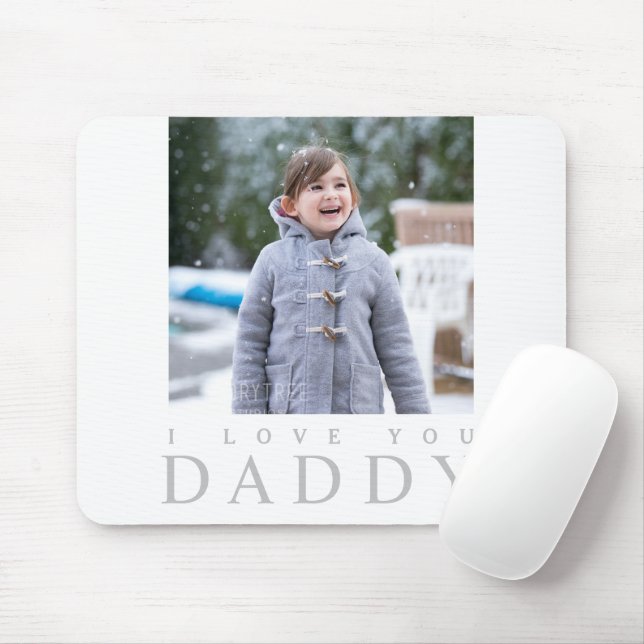 I Love You Daddy Photo Mouse Mat (With Mouse)