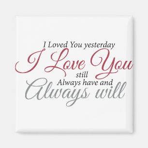 I LOVE YOU DESIGN MAGNET