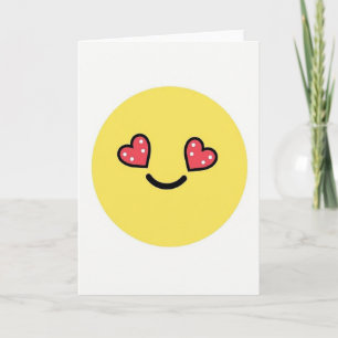 I Love You Emoji Hearts Card