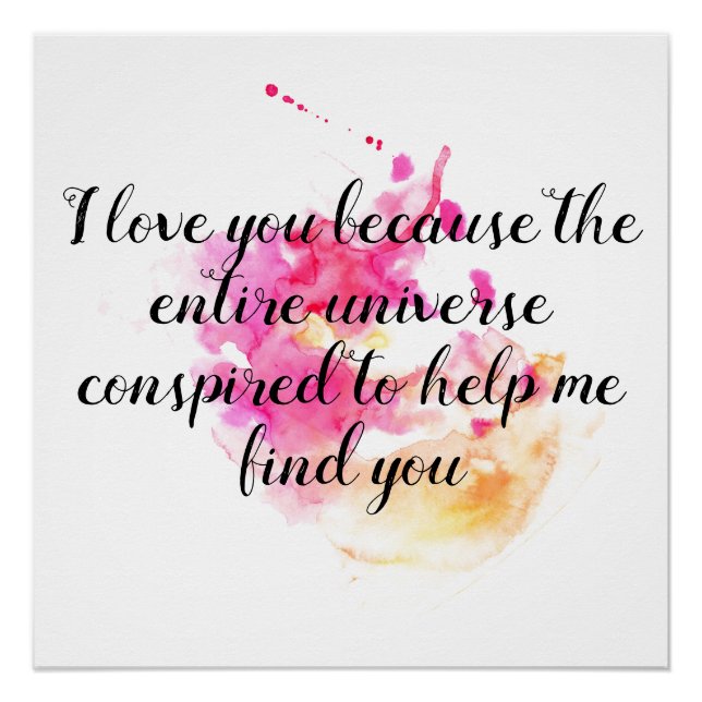 I love You Encouragment Adoption, Foster Care Poster (Front)