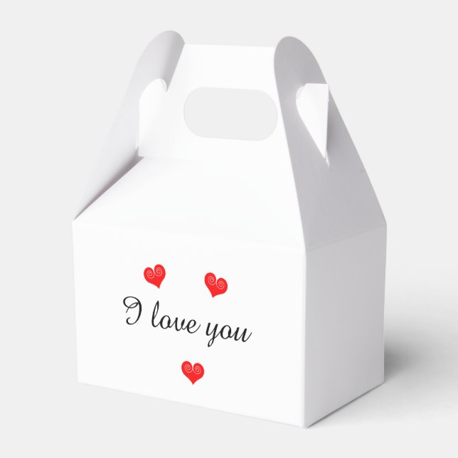 I love you Favour Box (Front Side)