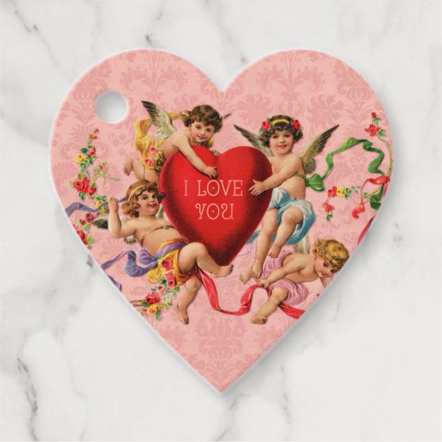 I Love You Favour Tags (Front)