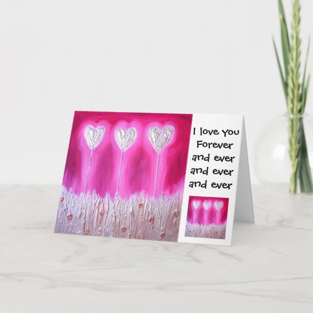 I love you Forever... Card (Front)