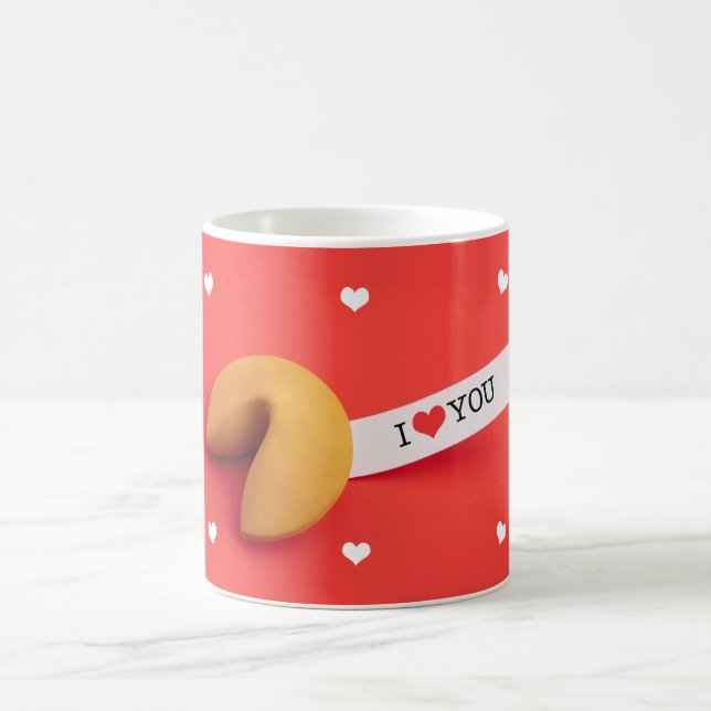 I Love You Fortune Cookie  Coffee Mug (Center)