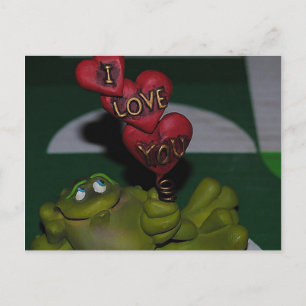 I Love You Frog Postcard